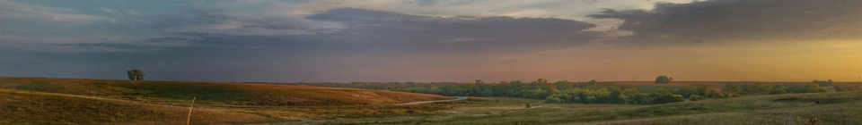 Prairie sunset