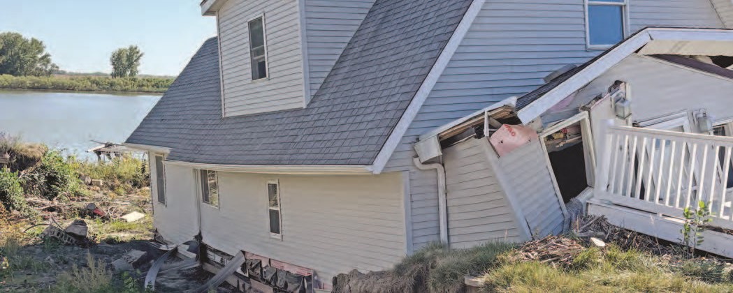 Homes were destroyed - credit McCook Lake Chapter