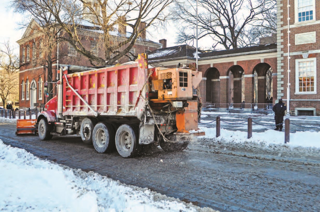 Salt truck - credit Pexels