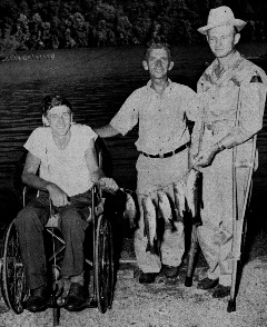 Veterans fishing at the Joplin #31 Chapter