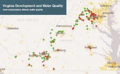 Virginia water quality map