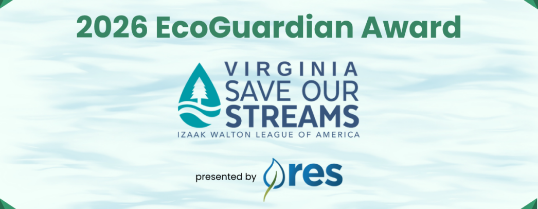 Virginia Save Our Streams wins 2026 EcoGuardian Award presented by RES.
