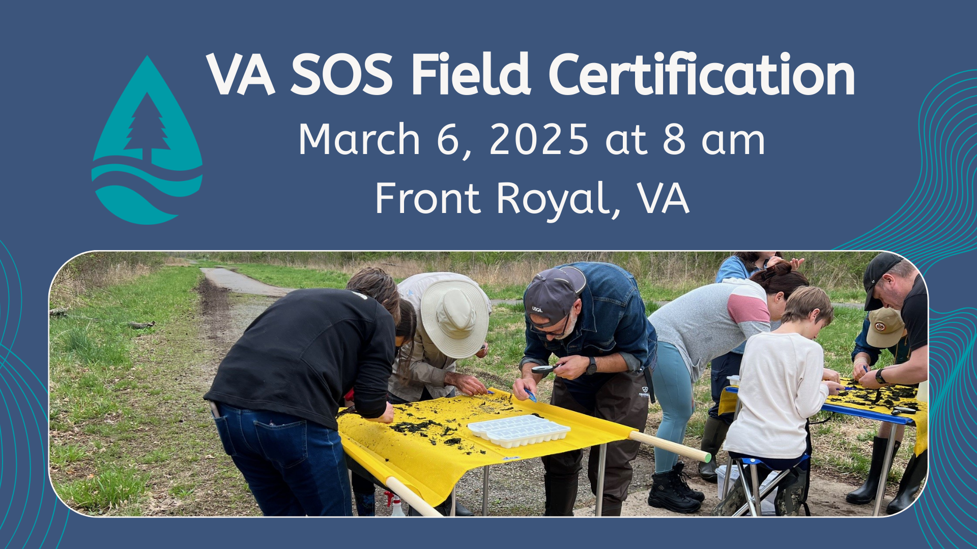 Virginia Save Our Streams field certification training