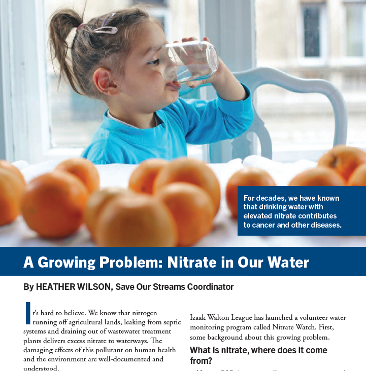 Nitrate Pollution Awareness Week: Learn - Izaak Walton League of America